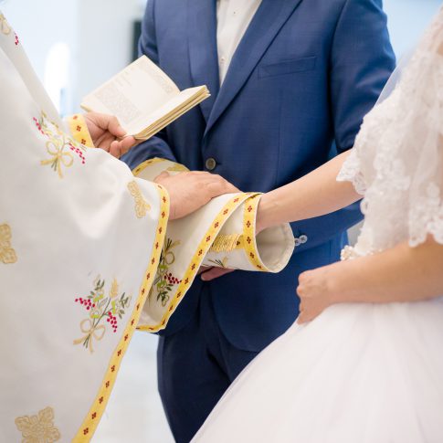 Stola bei einer griechisch-orthodoxe Hochzeit in Frankfurt