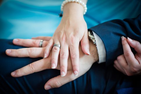Eheringe bei einer Hochzeit in Rheinland-Pfalz